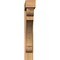 Ekena Millwork Olympic Block Smooth Bracket w/ Offset Brace, Western Red Cedar, 7 1/2"W x 48"D x 48"H BKT0806X48X48OLY05SWR - alternate 3